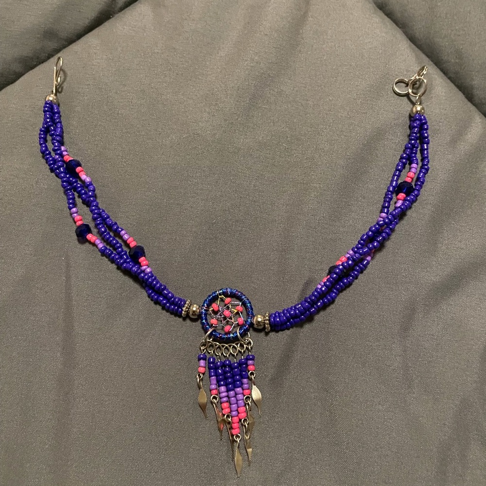 Beaded anklet